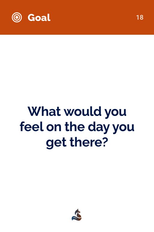 18 What would you feel on the day you get there?