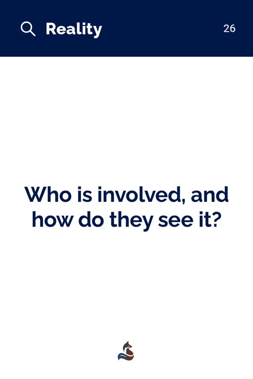 26 Who is involved, and how do they see it?
