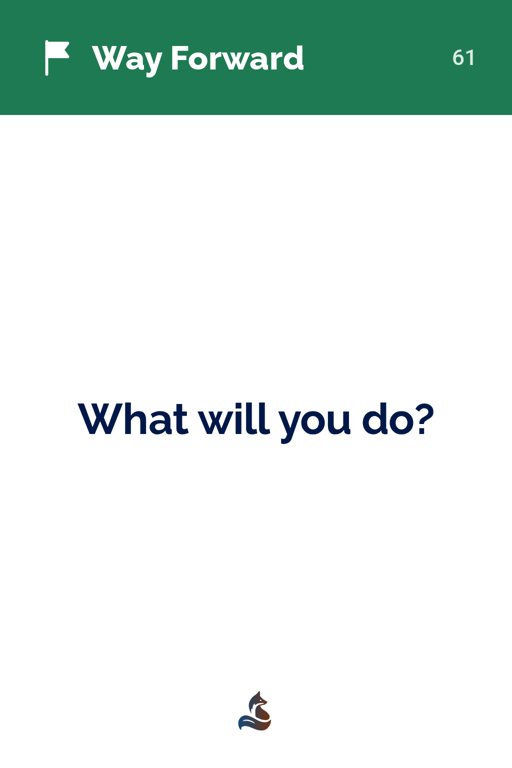 61 What will you do?