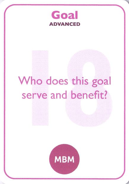 <b style="color:#c2185b">18</b> Who does this goal serve and benefit?