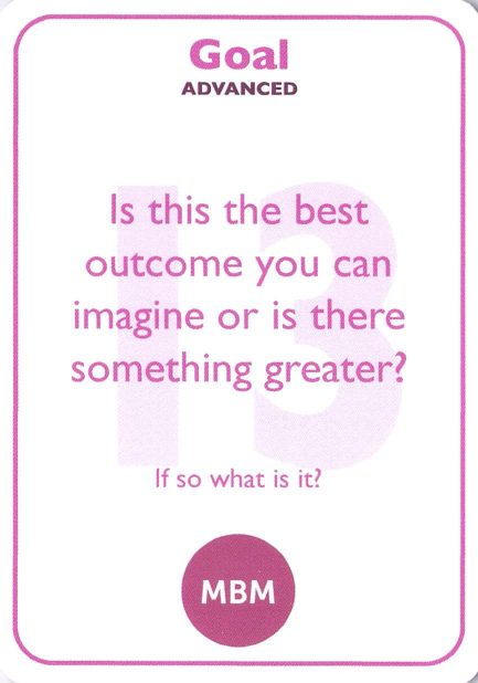 <b style="color:#c2185b">13</b> Is this the best outcome you can imagine or is there something greater?<br><i>If so what is it?</i>