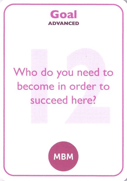 <b style="color:#c2185b">12</b> Who do you need to become in order to succeed here?
