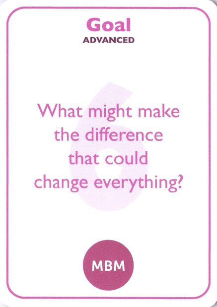 <b style="color:#c2185b">6</b> What might make the difference that could change everything?